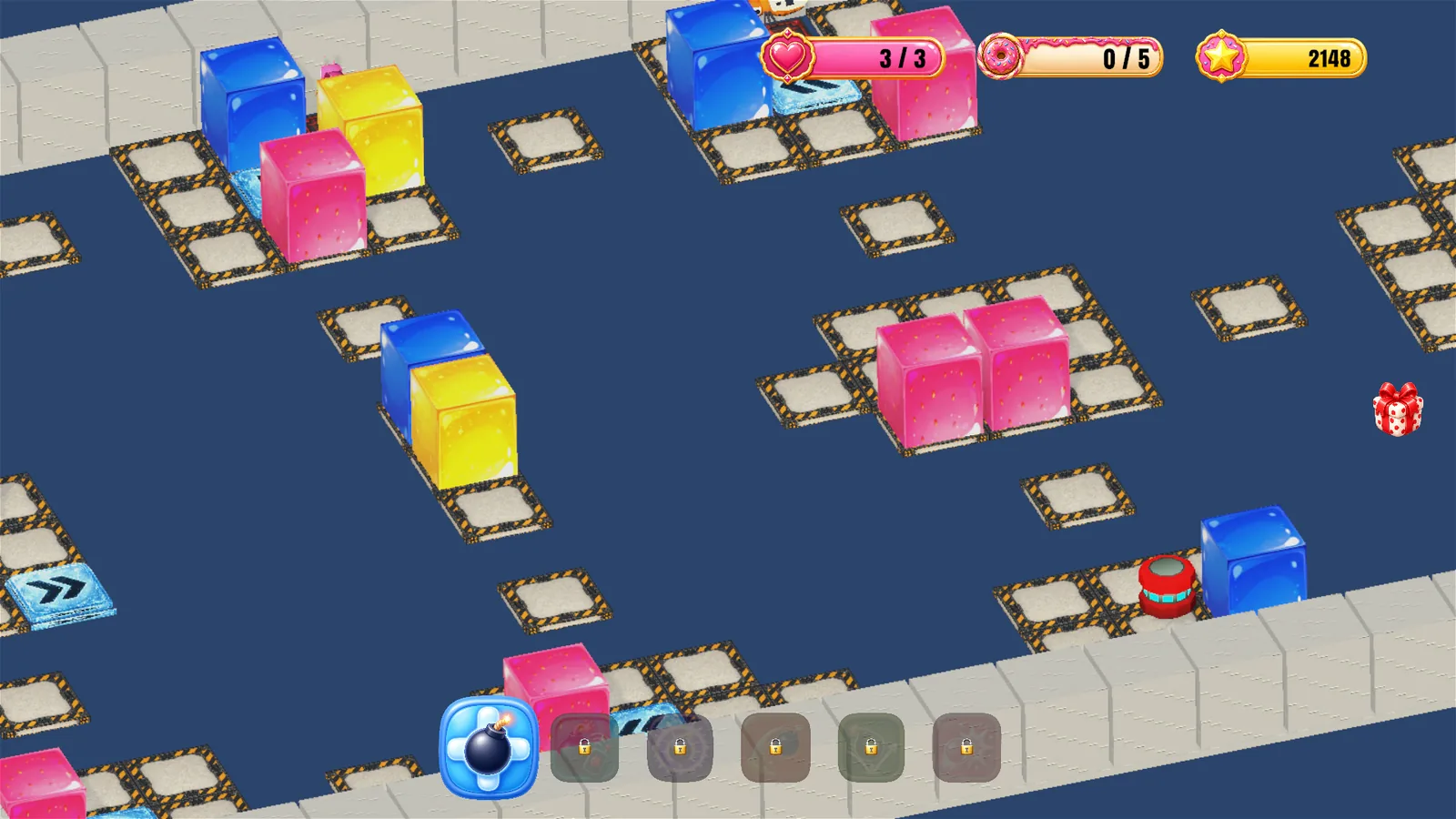 Floating tile level