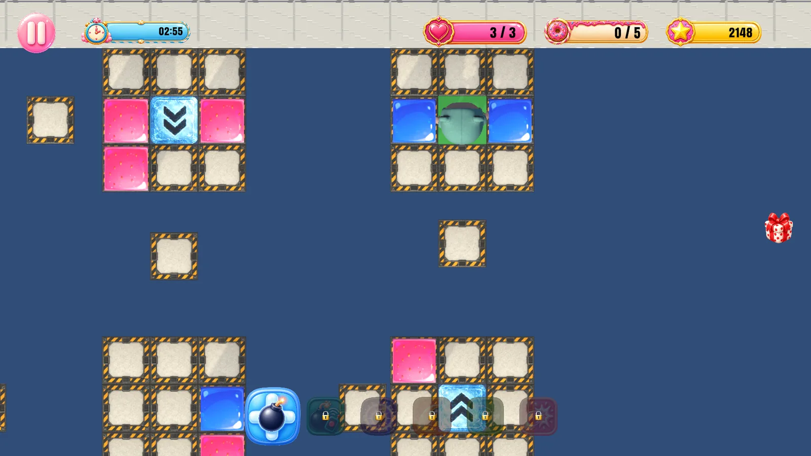 Moving bridge level